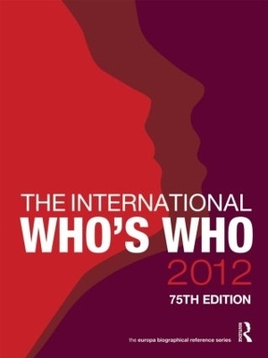 The International Who's Who 2012 - 