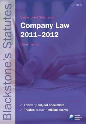 Blackstone's Statutes on Company Law - 