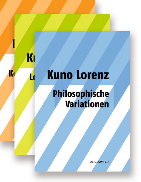 [Set Gesammelte Aufs&auml;tze, 3 Bde.] - Kuno Lorenz
