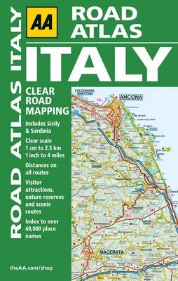 AA Road Atlas Italy - 