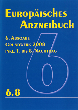 Europ&auml;isches Arzneibuch 6. Ausgabe 2008 inkl. Nachtrag 6.8 CD-ROM