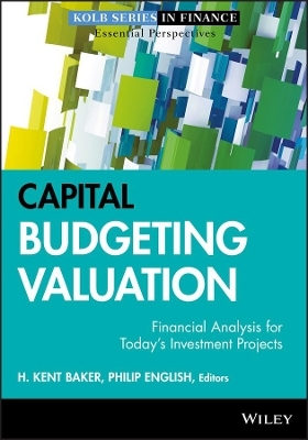 Capital Budgeting Valuation - 