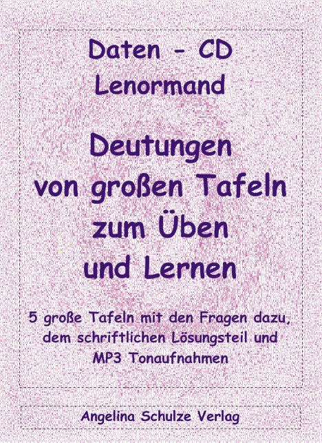 Daten - CD Lenormand - Angelina Schulze