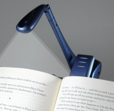 Clip-On Booklight - Blau - Leselampe
