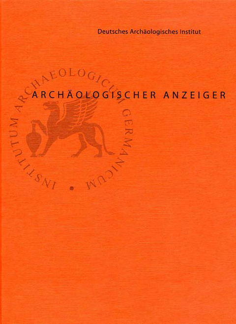 Arch&auml;ologischer Anzeiger - 