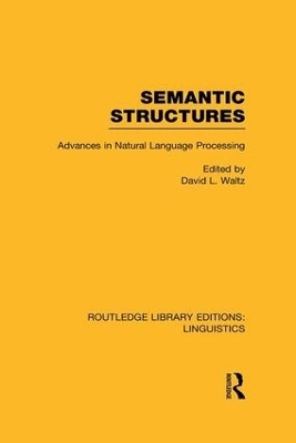 Semantic Structures (RLE Linguistics B: Grammar) - 