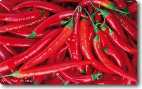 Vesperbrettchen / Fr&uuml;hst&uuml;cksbrettchen Peperoni