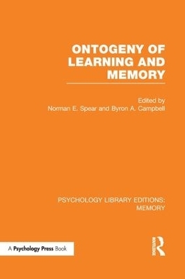 Ontogeny of Learning and Memory (PLE: Memory) - 