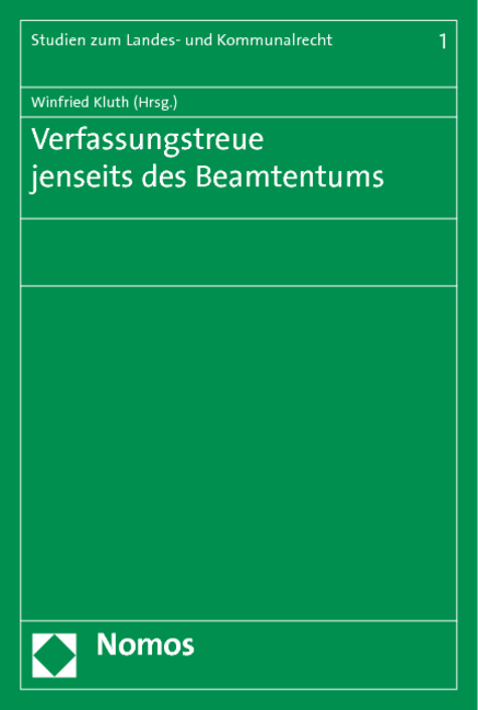 Verfassungstreue jenseits des Beamtentums - 