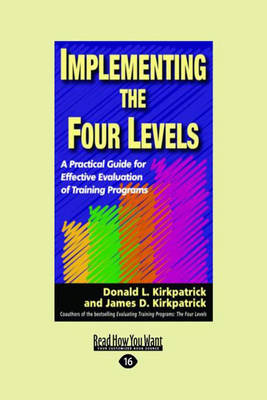 Implementing the Four Levels - Donald L. Kirkpatrick