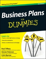 Business Plans For Dummies - Paul Tiffany, Steven D. Peterson, Colin Barrow