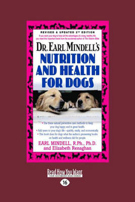 Dr. Earl Mindell's Nutrition and Health for Dogs - Earl L. Mindell