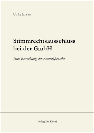 Stimmrechtsausschluss bei der GmbH