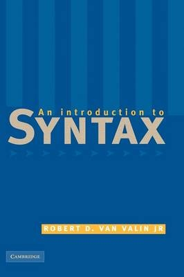 An Introduction to Syntax - Jr Valin  Robert D. van