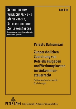 Zur persönlichen Zuordnung von Betriebsausgaben und Werbungskosten im Einkommensteuerrecht