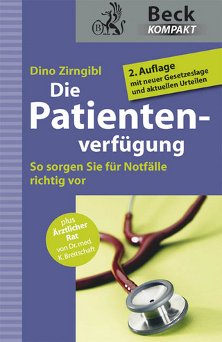 Die Patientenverfügung