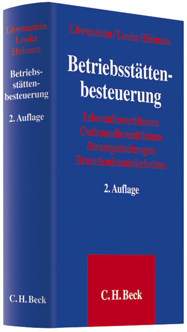 Betriebsst&auml;ttenbesteuerung - 