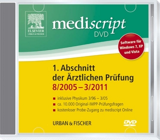 Mediscript 1. Abschnitt der Ärztlichen Prüfung 8/05-3/11 DVD, inkl. Physikum 3/96-3/05