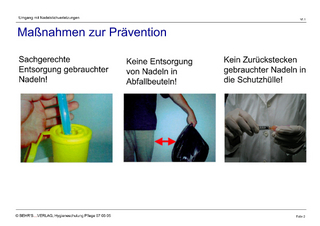 Umgang mit Abfall/ Nadelstichverletzungen
