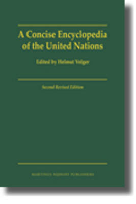 A Concise Encyclopedia of the United Nations - 
