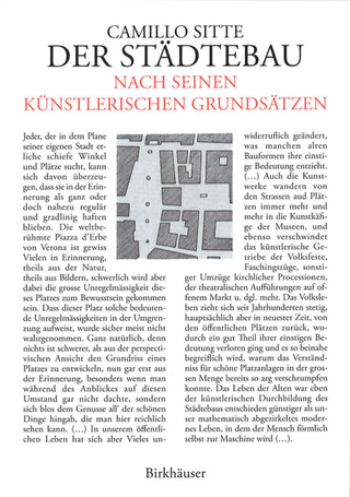 Der Städtebau nach seinen künstlerischen Grundsätzen