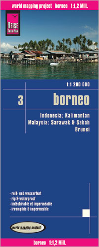 Reise Know-How Landkarte Borneo (1:1.200.000): Kalimantan, Sabah & Sarawak, Brunei - Indonesien 3 - Reise Know-How Verlag Reise Know-How Verlag Peter Rump