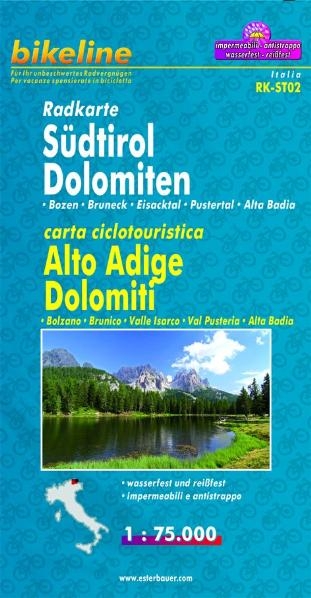 Radkarte S&uuml;dtirol Dolomiten - 