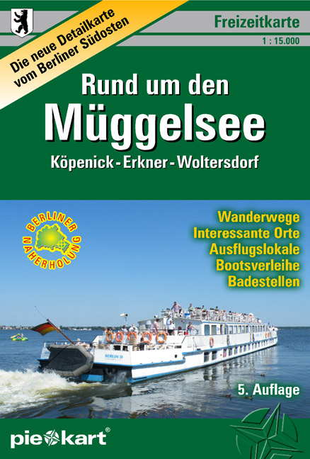 Freizeitkarte Rund um den M&uuml;ggelsee 1 : 15.000