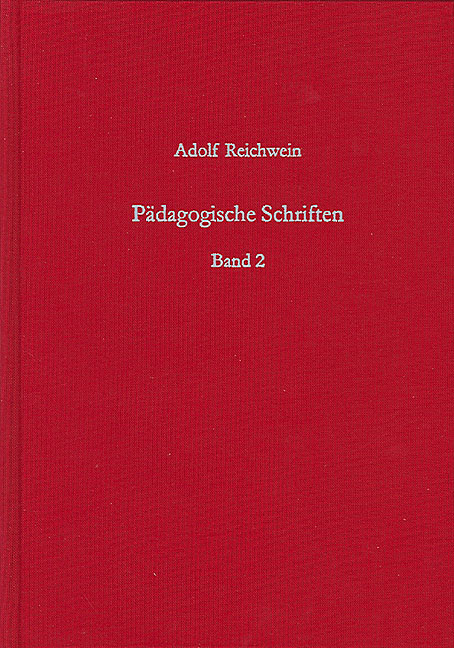 P&auml;dagogische Schriften, Band 2 - Adolf Reichwein