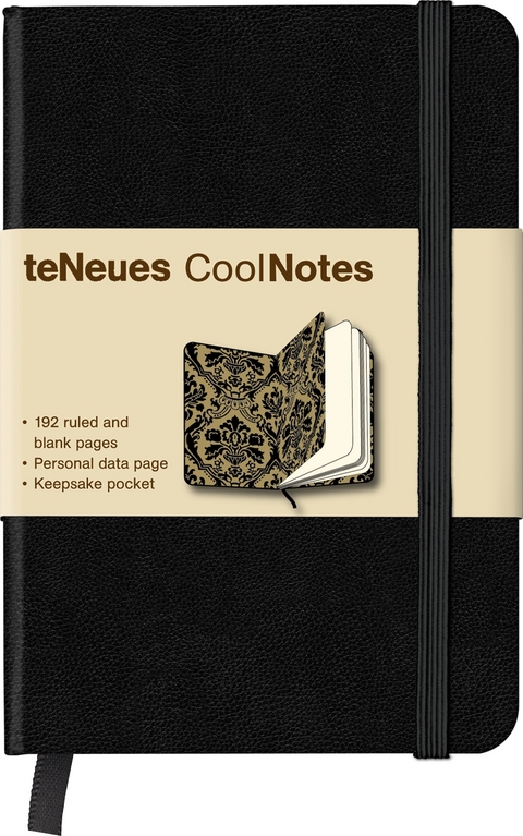 Black/Gold Baroque Coolnotes Small