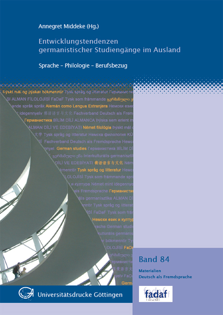Entwicklungstendenzen germanistischer Studieng&auml;nge im Ausland - 
