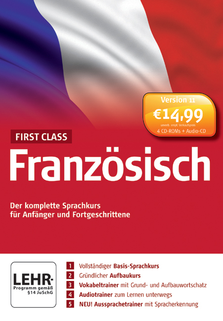 First Class Sprachkurs Franz&ouml;sisch 11.0