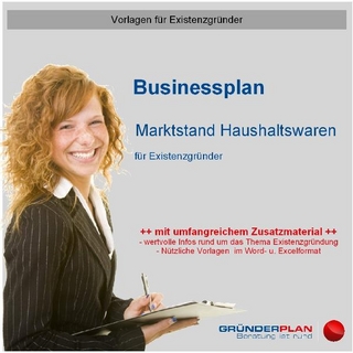 Businessplan Marktstand Haushaltswaren für Existenzgründer