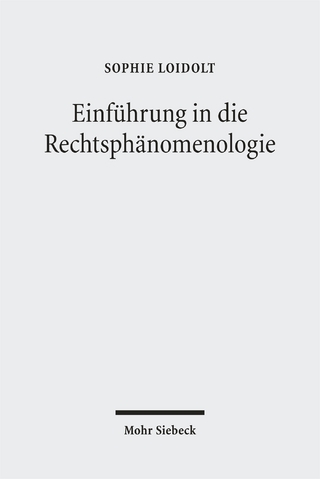 Einführung in die Rechtsphänomenologie