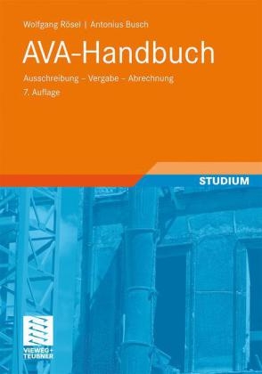 AVA-Handbuch - Wolfgang R&ouml;sel, Antonius Busch