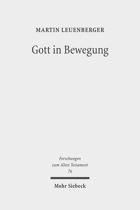 Gott in Bewegung - Martin Leuenberger