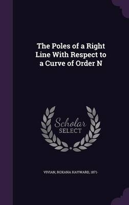 The Poles of a Right Line With Respect to a Curve of Order N - Roxana Hayward Vivian