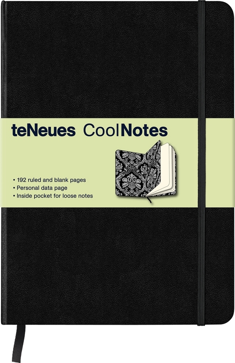 Black/Silver Baroque Coolnotes Medium