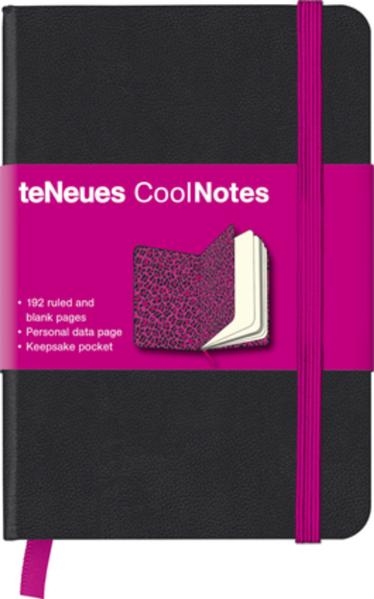 Black/Pink Leopard Coolnotes Small