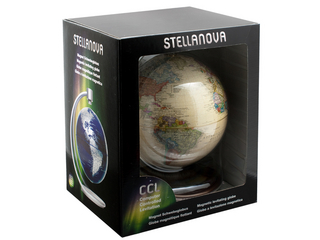 20 cm Magnet-Schwebeglobus, Metall-Bügel