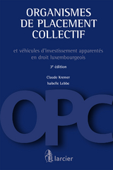 Organismes de placement collectif - Claude Kremer, Isabelle Lebbe