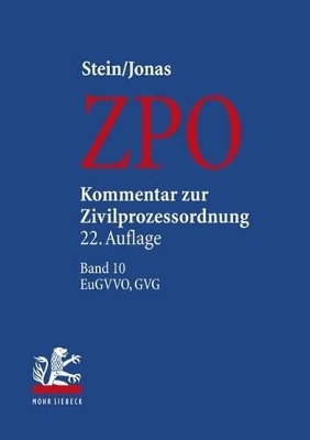 Kommentar zur Zivilprozessordnung - Friedrich Stein, Martin Jonas