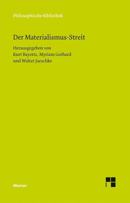 Der Materialismus-Streit - 