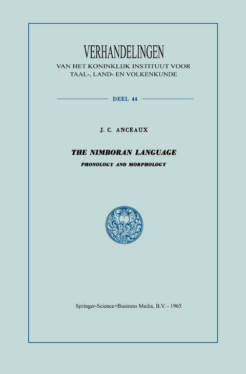 The Nimboran Language - J. C. Anceaux