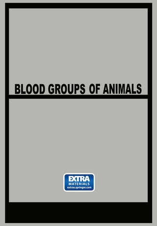 Blood Groups of Animals