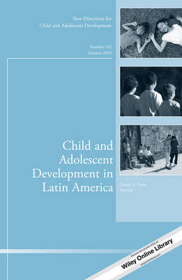 Child and Adolescent Development in Latin America - 
