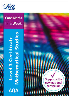 AQA Level 3 Certificate Mathematical Studies: In a Week -  Collins A-level
