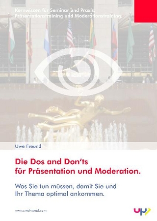 Dos and Don'ts für Präsentation und Moderation.