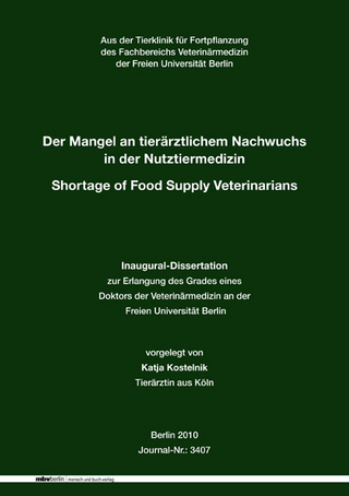 Der Mangel an tierärztlichem Nachwuchs in der Nutztiermedizin