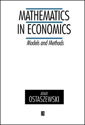 Mathematics in Economics - Adam Ostaszewski